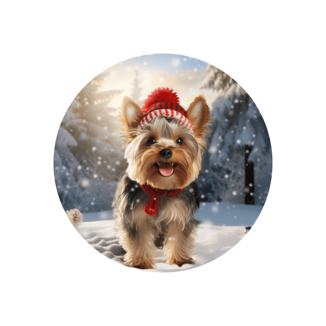 Porte clé Yorkshire modèle Noël
