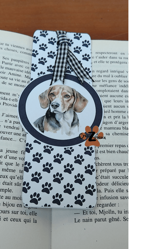 Marque pages Beagle (magnétique ou standard) 