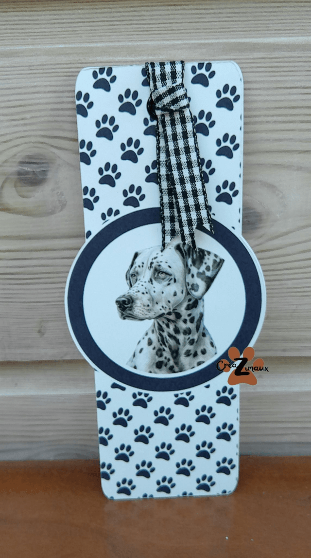 Marque pages Dalmatien (magnétique ou standard) 