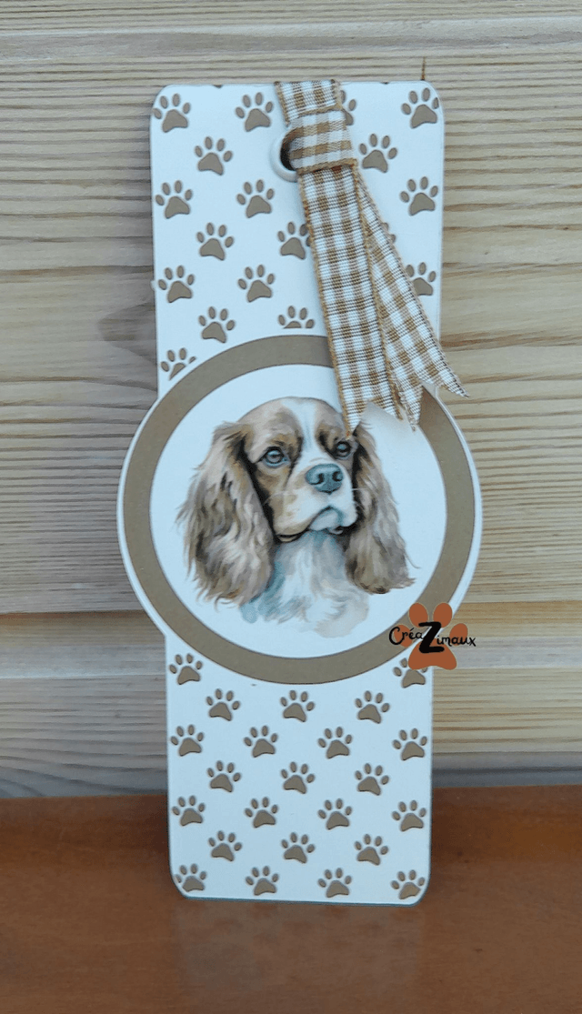 Marque pages Cavalier King Charles (magnétique ou standard) 