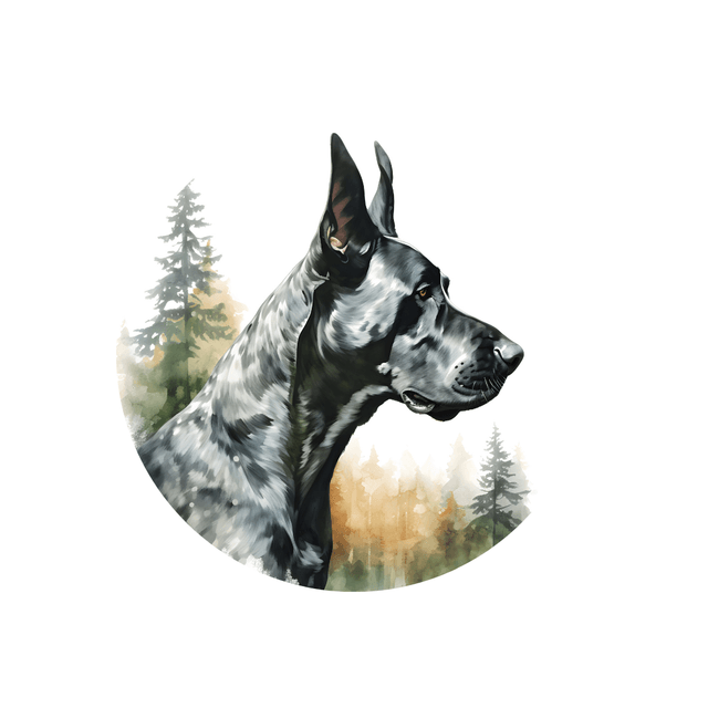 Porte clé Dogue Allemand