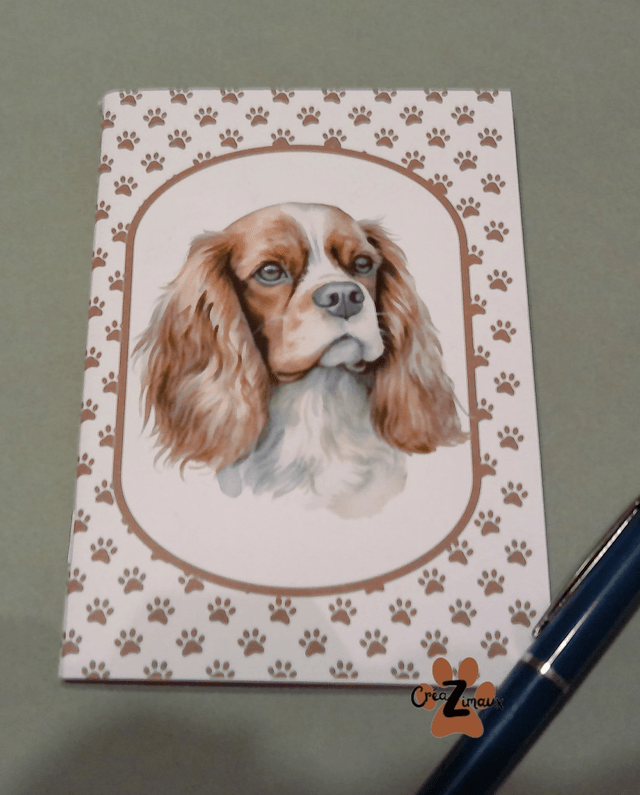 Carnet de note Cavalier king charles