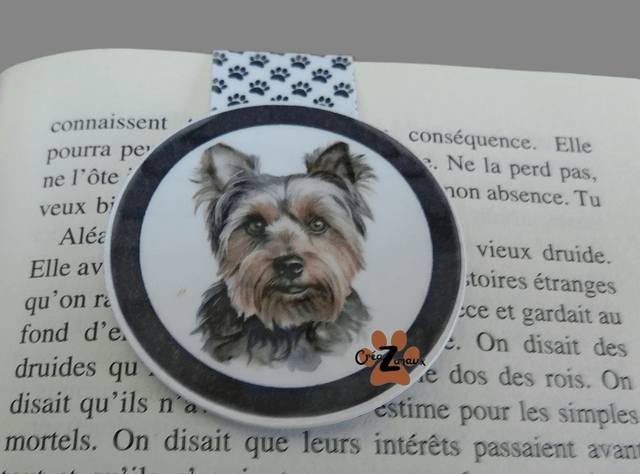 Marque pages Yorkshire (magnétique ou standard) 
