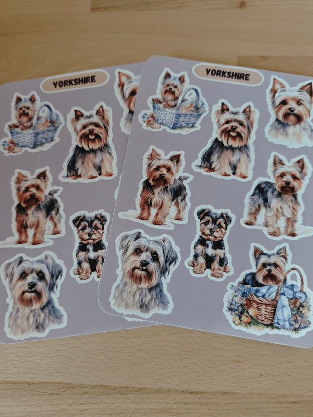 Planche stickers Yorkshire