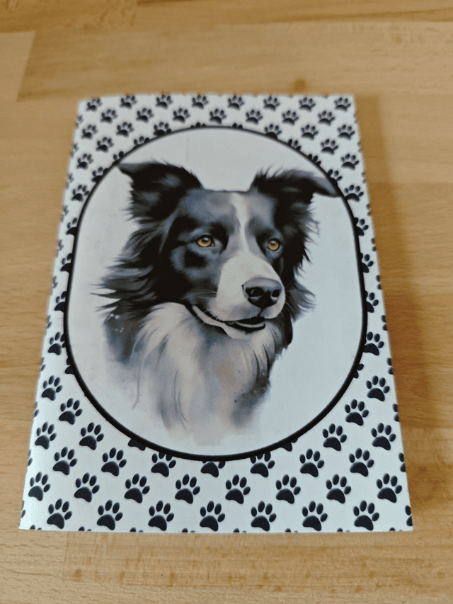 Carnet de note Border Collie