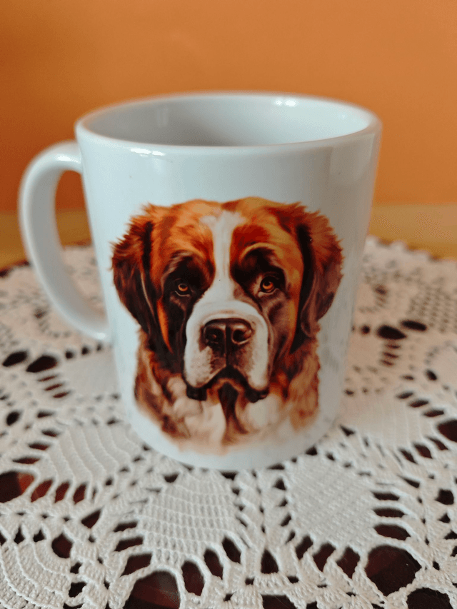 Mug céramique Saint-Bernard – Petit déjeuner cosy